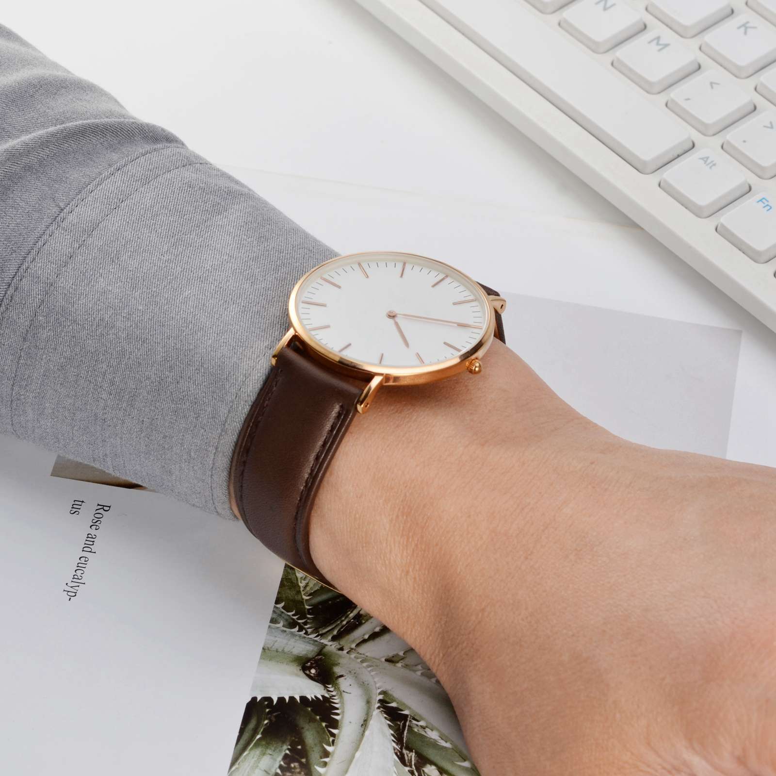 Wocci Vintage Leather Watch St - Leather Strap Quick Release incelemesi ve fiyatı