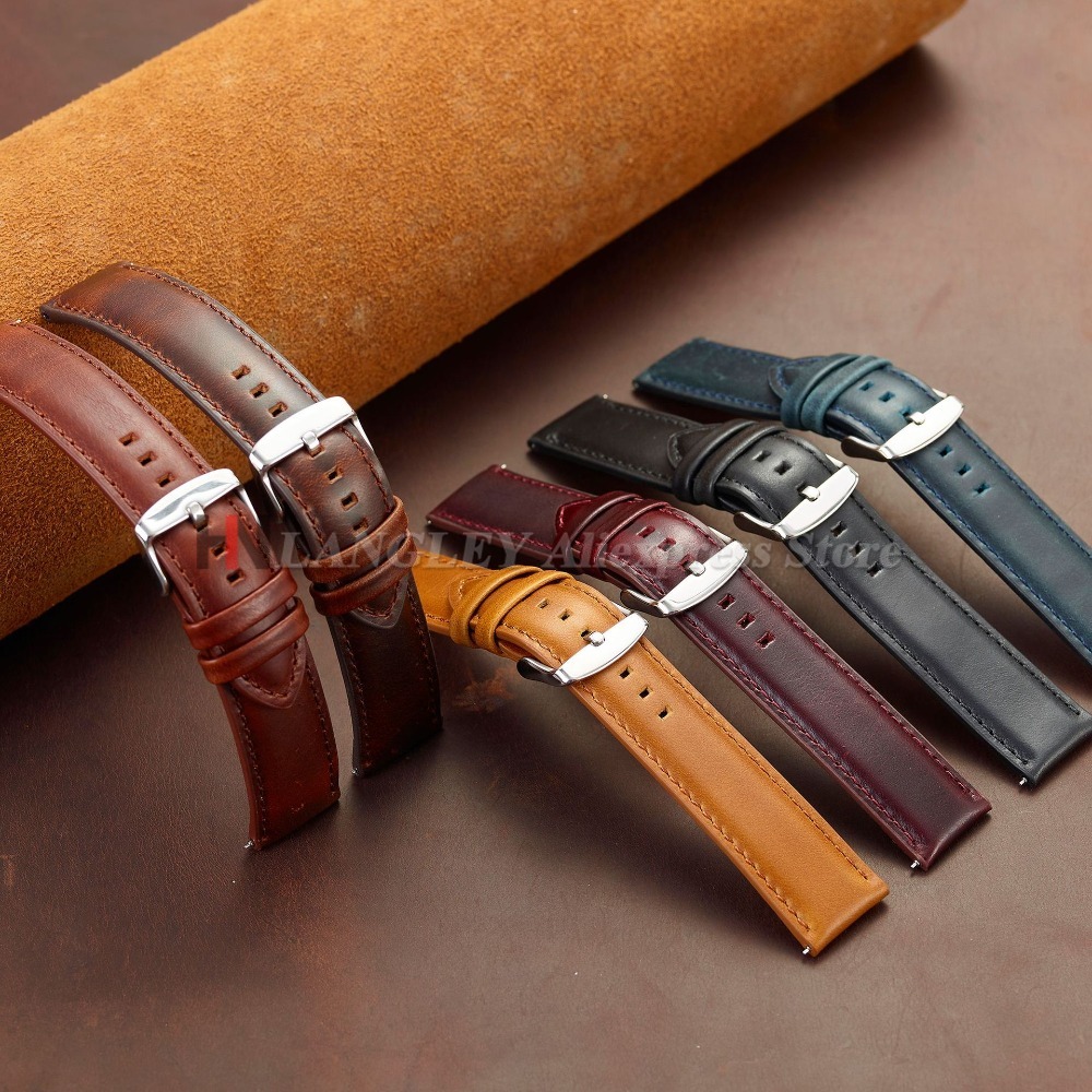 Vintage Genuine Cowhide Watch  - Leather Strap Quick Release incelemesi ve fiyatı