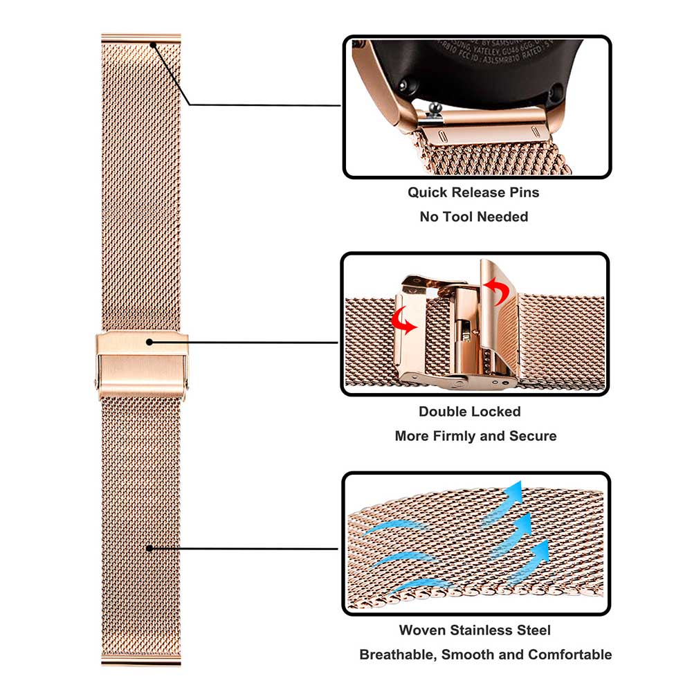Metal Strap For Samsung Galaxy - Mesh Strap Metal incelemesi ve fiyatı