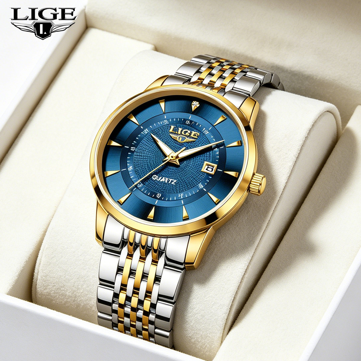 LIGE New 2026 Luxury Man Watch - Stainless Bracelet Diver incelemesi ve fiyatı