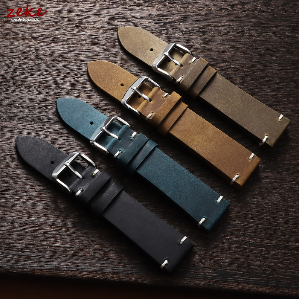 Vintage Soft Oil Wax Watch Ban - Leather Strap Quick Release incelemesi ve fiyatı