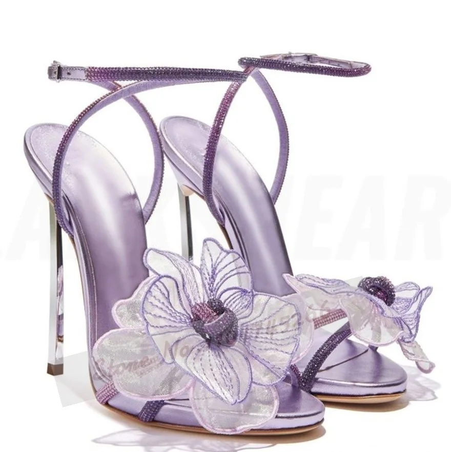 Silver Metal Blade Heel Fairy  - Mesh Strap Metal incelemesi ve fiyatı
