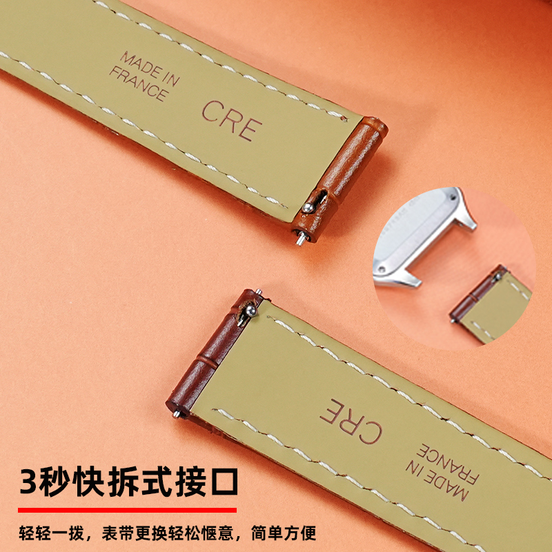 15mm 17mm 18mm 20mm Genuine Le - Leather Strap Quick Release incelemesi ve fiyatı