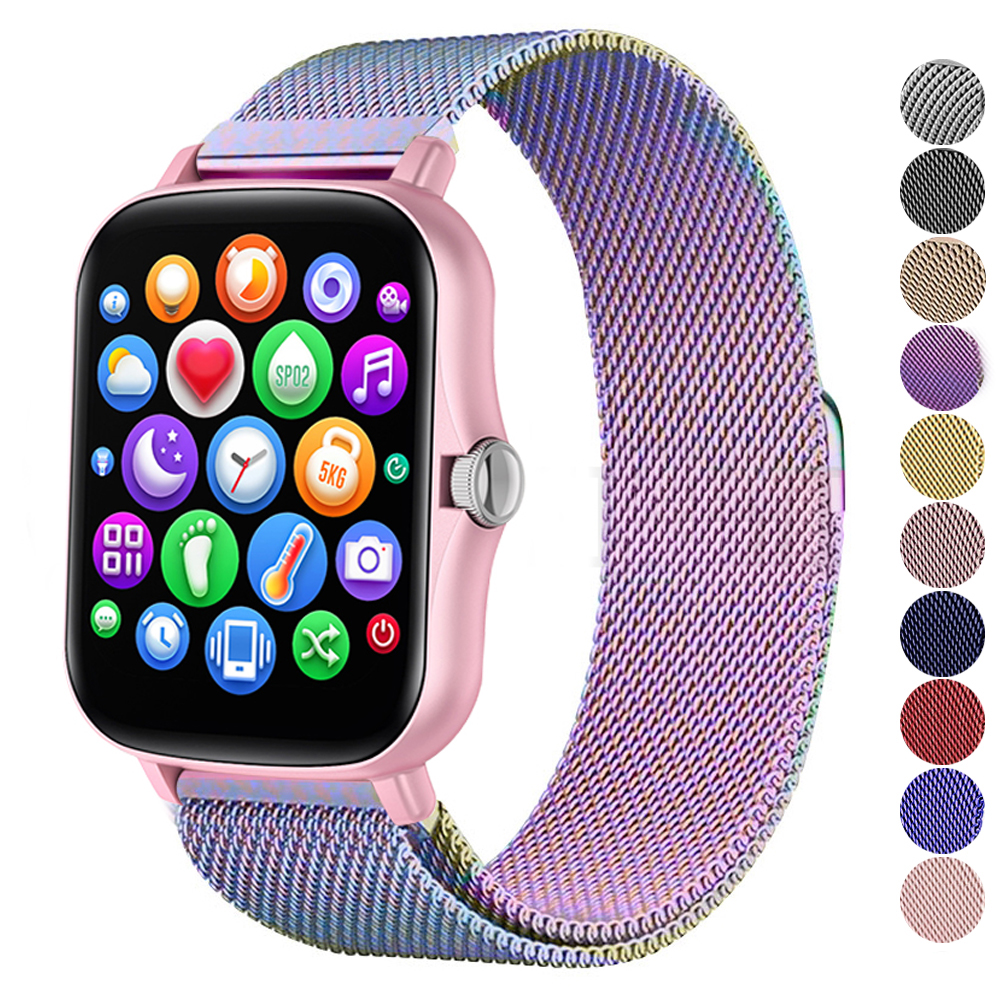 20mm strap For Amazfit GTS 4/3 - Milanese Loop Magnetic incelemesi ve fiyatı