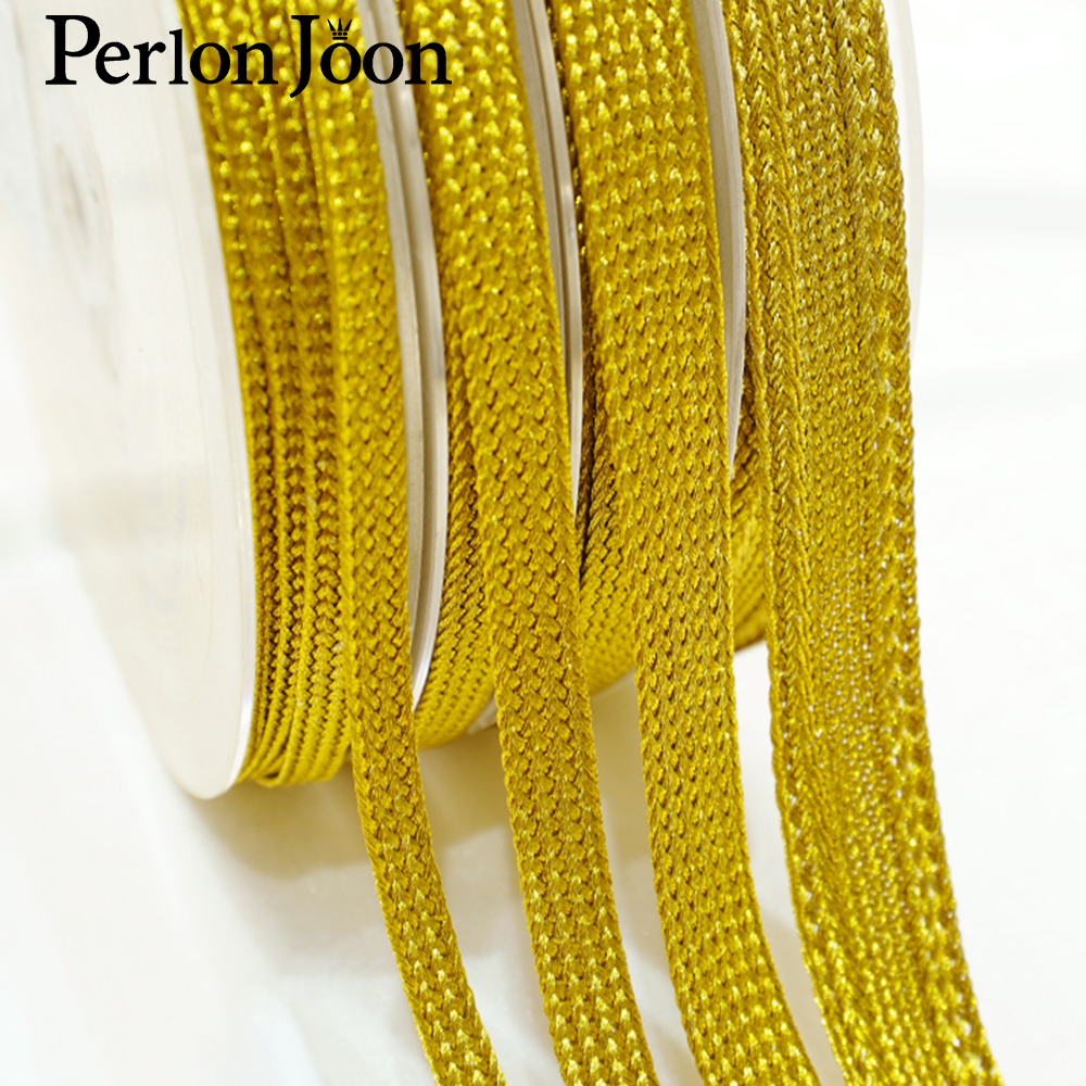 10yards Gold  thread strap web - Perlon Strap Woven incelemesi ve fiyatı