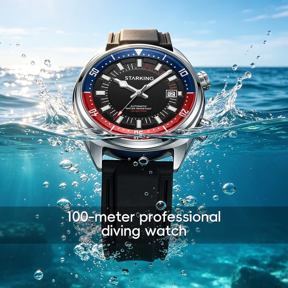 STARKING Men's Automatic 8215  - Rubber Strap Diver incelemesi ve fiyatı