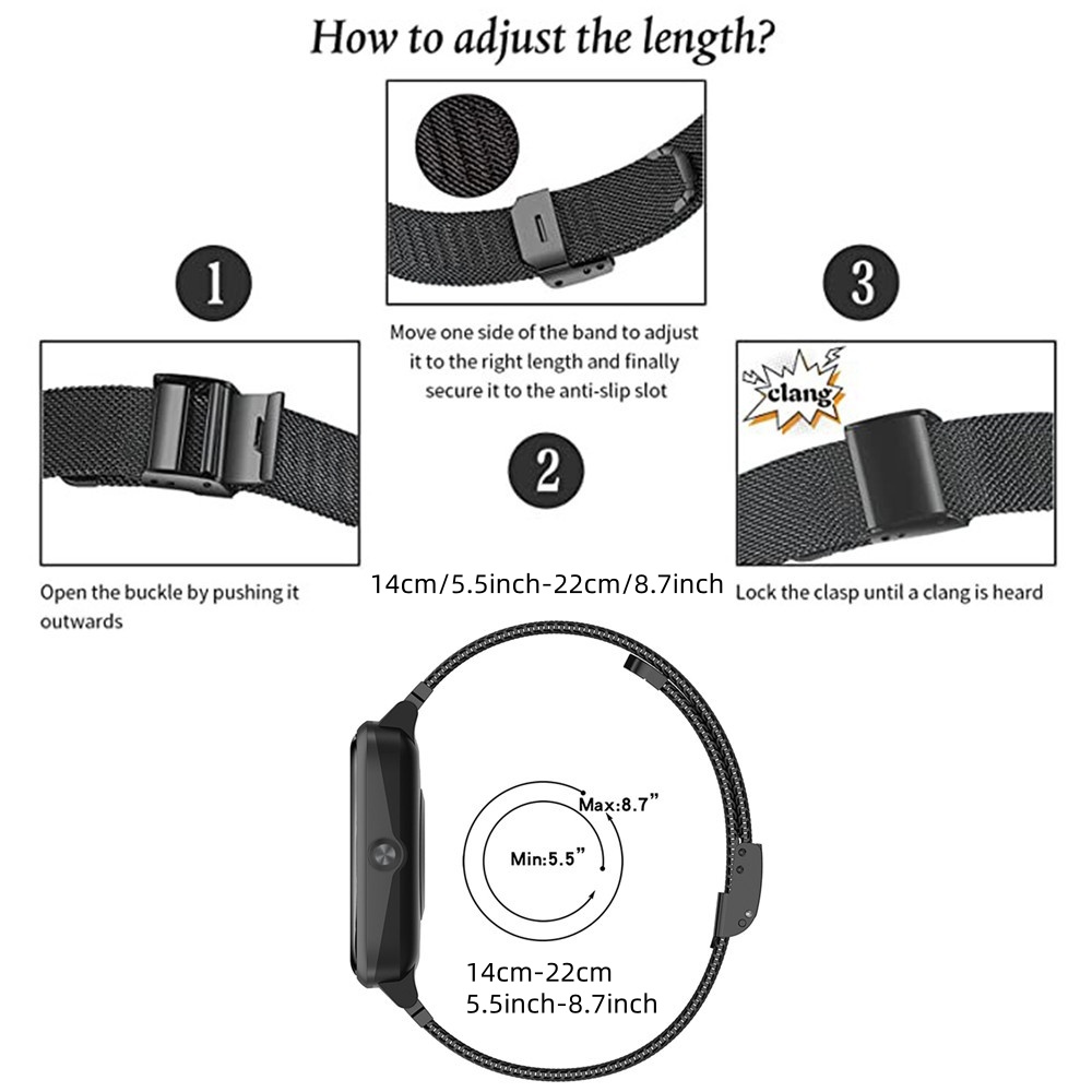 Metal Bands for CMF Watch Pro  - Mesh Strap Metal incelemesi ve fiyatı