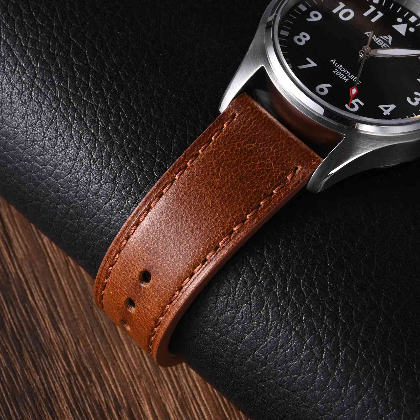 ANBEER Classic Leather Watch S - Leather Strap Quick Release incelemesi ve fiyatı