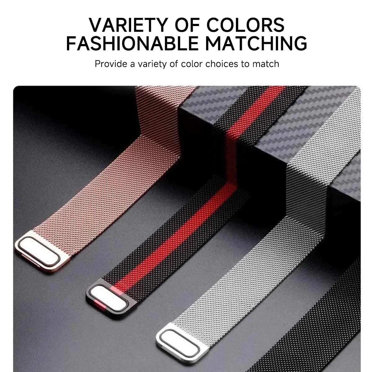 Metal Strap For Fitbit Versa 4 - Milanese Loop Magnetic incelemesi ve fiyatı
