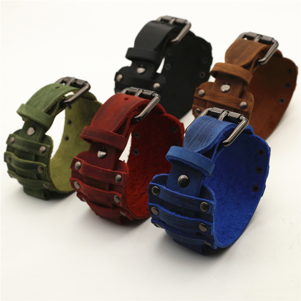 Punk Leather Watch Strap for M - Tropic Strap Vintage incelemesi ve fiyatı