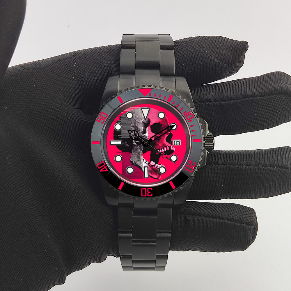 40mm Creative custom NH35 watc - Stainless Bracelet Diver incelemesi ve fiyatı